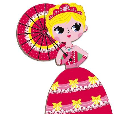 Janod Magnetic Playbook - Princesses J02725 - 5