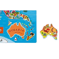 Janod Mıknatıslı Oyun - Dünya Haritası J05504 - 4