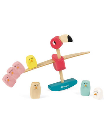 Janod Wooden Flamingo Balancing Toy J08230 - 2