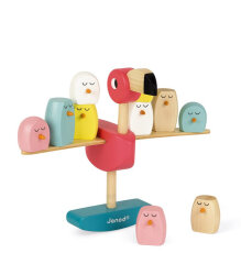 Janod Wooden Flamingo Balancing Toy J08230 - 1