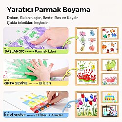 Jarmelo Parmak Boyası Seti 12 Renk Ja91418 - 6
