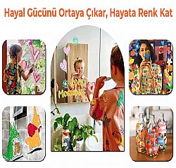 Jarmelo Pencere Boya Kalemleri (12 Adet) Ja96710 - 6