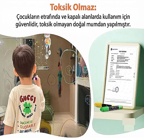 Jarmelo Pencere Boya Kalemleri (12 Adet) Ja96710 - 5