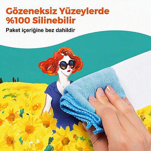 Jarmelo Pencere Boya Kalemleri (6 Adet) Ja96703 - 3