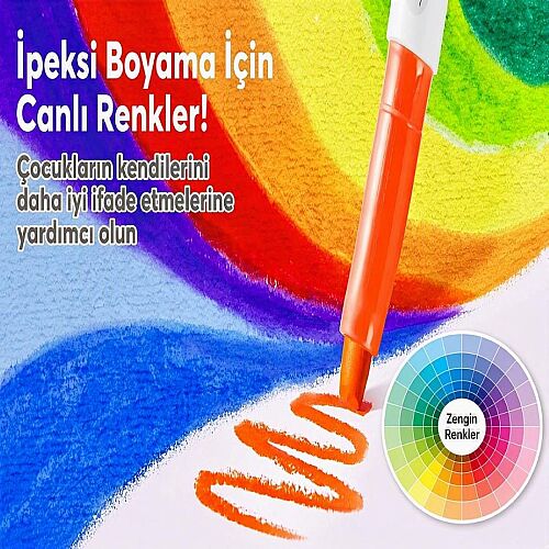 Jarmelo Ultra İpeksi Yıkanabilir Boya Kalemleri (12 Adet) Ja96208 - 3