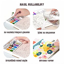 Jarmelo Suluboya Boyama Kitabı - Eğlenceli Evcil Hayvan Cenneti Ja96147 - 4