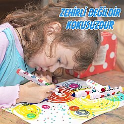 Jarmelo Yıkanabilir Keçeli Kalemler - 24 Renk Ja90497 - 4