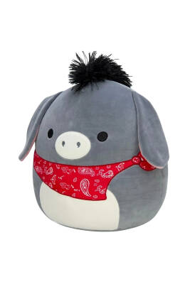 Jason The Donkey With Squishmallow Bandana 30 Cm Sq/54231 - 4