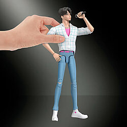 K-Pop Demon Hunters Saja Boys Jinu Action Figürü Mtl-Jry33 - 5