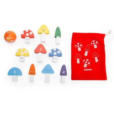 Kikkerland Game - Mushroom Bowling Kid23-F - 2