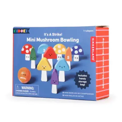Kikkerland Game - Mushroom Bowling Kid23-F - 1