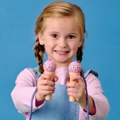 Kikkerland Jump Rope Ice Cream Kid44-F - 2