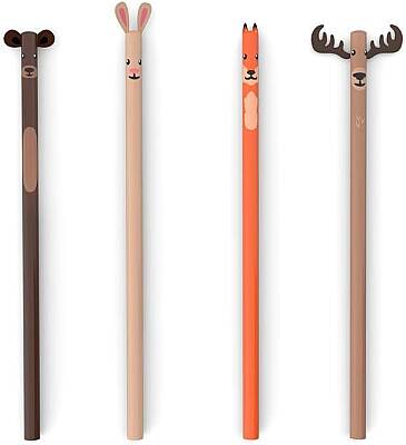 Kikkerland Orman Hayvanları Temalı Kurşun Kalem Seti 4347 - 1