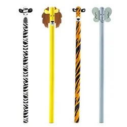 Kikkerland Pen Safari Animal Set Of 4 4348 - 1