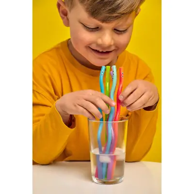 Kıkkerland Renk Değiştiren Solucanlı 6'lı Pipet Seti - 3