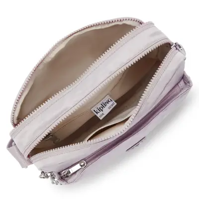 Kipling Abanu M Shoulder Bag Gleam Silver K6847K6G - 3