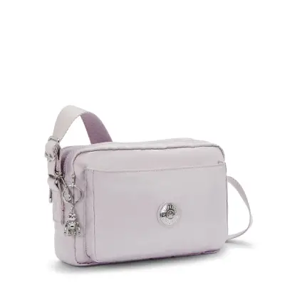 Kipling Abanu M Shoulder Bag Gleam Silver K6847K6G - 2