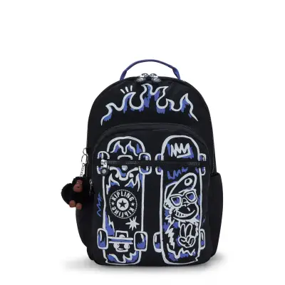 Kipling Ki293280S Seoul Lap Fire Skate Backpack - 1