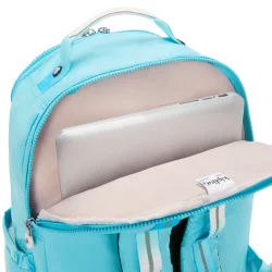 Kipling Ki351452D Seoul College Extra Sea Blue Met Backpack - 4
