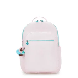 Kipling Ki351452J Seoul College Extra Sea Pink Met Backpack - 1