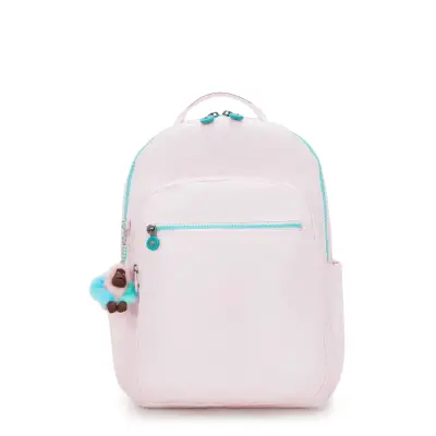 Kipling Ki351452J Seoul College Extra Sea Pink Met Backpack - 1