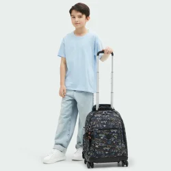 Kipling Ki467471M New Zea Neon Skate Wheeled School Bag - 4
