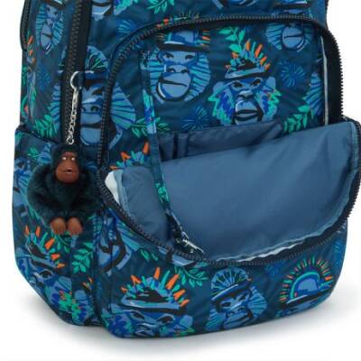 Kipling Seoul Lap Blue Monkey Fun School Bag K58168Hj - 4