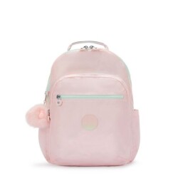 Kipling Seoul Lap Blush Metallic School Bag K7135E7L - 1