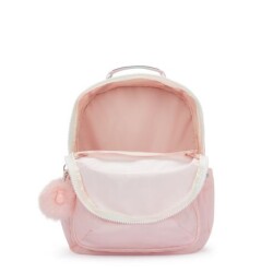 Kipling Seoul Lap Blush Metallic School Bag K7135E7L - 2