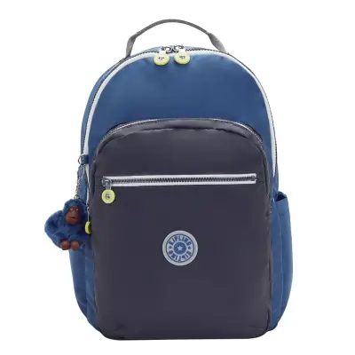 Kipling Seoul Lap Fantasy Blue School Bag Ki42758Fb - 1