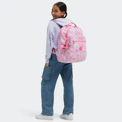 Kipling Seoul Lap Garden Clouds School Bag K58162Pe - 3