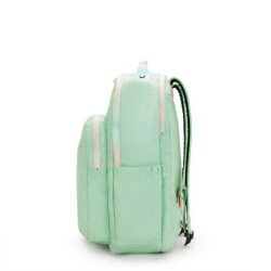 Kipling Seoul Lap Soft Green Met School Bag Ki71355Ky - 2