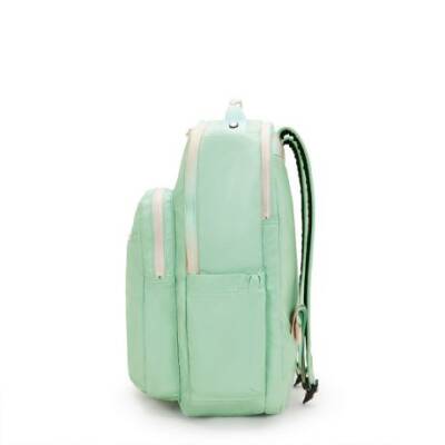 Kipling Seoul Lap Soft Green Met School Bag Ki71355Ky - 2