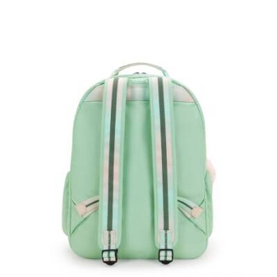 Kipling Seoul Lap Soft Green Met School Bag Ki71355Ky - 3