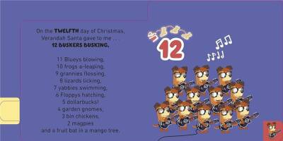 Ladybird Bluey: 12 Days of Christmas Tabbed Board Book - 4