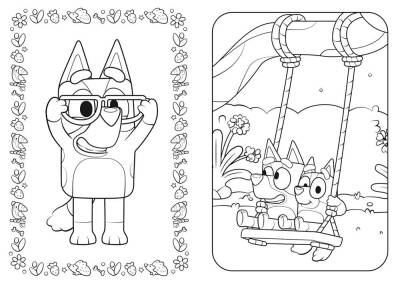 Ladybird Bluey - Fun And Games Colouring Book - 2