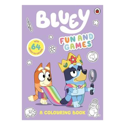 Ladybird Bluey - Fun And Games Colouring Book - 1