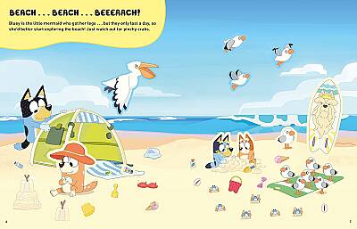 Ladybird Bluey - Lets Stick Sticker Scenes Book - 2