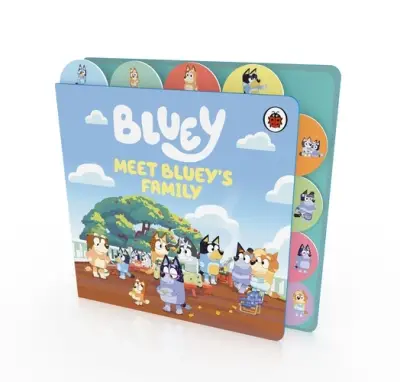Ladybird Bluey: Meet Bluey's Family: Tabbed Board Book - 1