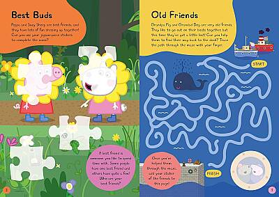 Ladybird Peppa Pig - Fabulous Friends Sticker Activity Book - 2