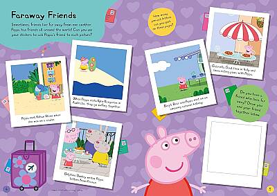 Ladybird Peppa Pig - Fabulous Friends Sticker Activity Book - 4