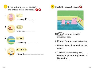 Ladybird Readers Level 1 - Peppa Pig - Peppa Pig Going Swimming (ELT Graded Reader) - 2