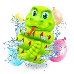 Lanard Toys Water Spraying Snake With 100 Balloons S00077035 - 2