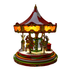 Large Rotating Carousel Christmas Ornament Llm-Hdy0035 - 3