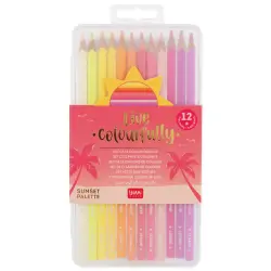 Legami 12 Colored Pencils Sunset Palette K109403 - Legami