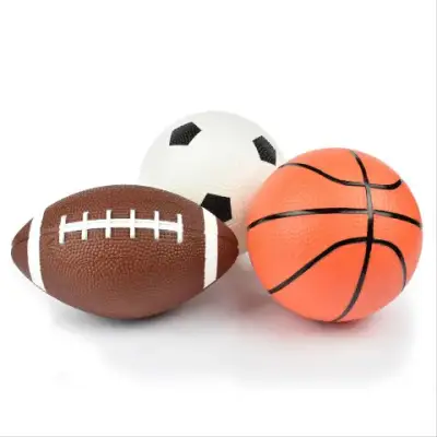 Legami 3-Piece Mini Ball Set: Basketball, Soccer, American Football - 2