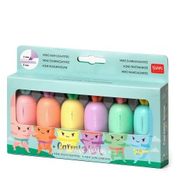 Legami Carrate 6-Pack Carrot-Shaped Highlighter Pens - 1