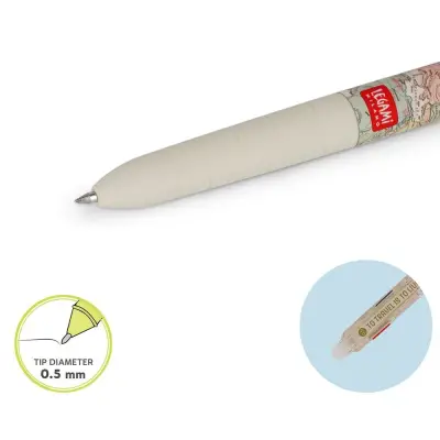 Legami Erasable 3-Color Gel Pen Travel - 2