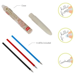 Legami Erasable 3-Color Gel Pen Travel - 3