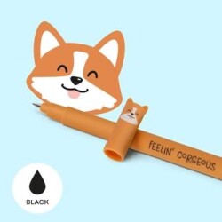 Legami Erasable Gel Pen Black Fox K106998 - 3